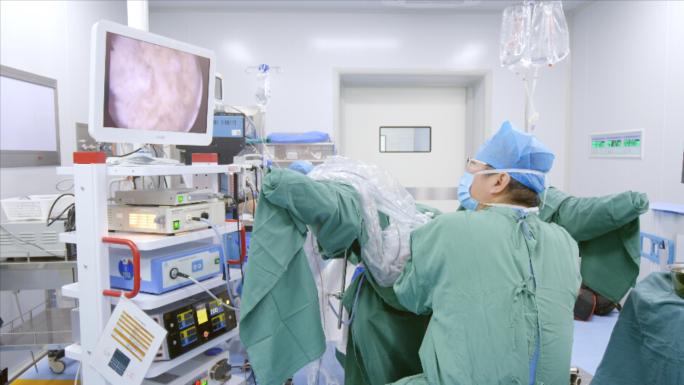 4K医院医生在手术室做手术视频素材