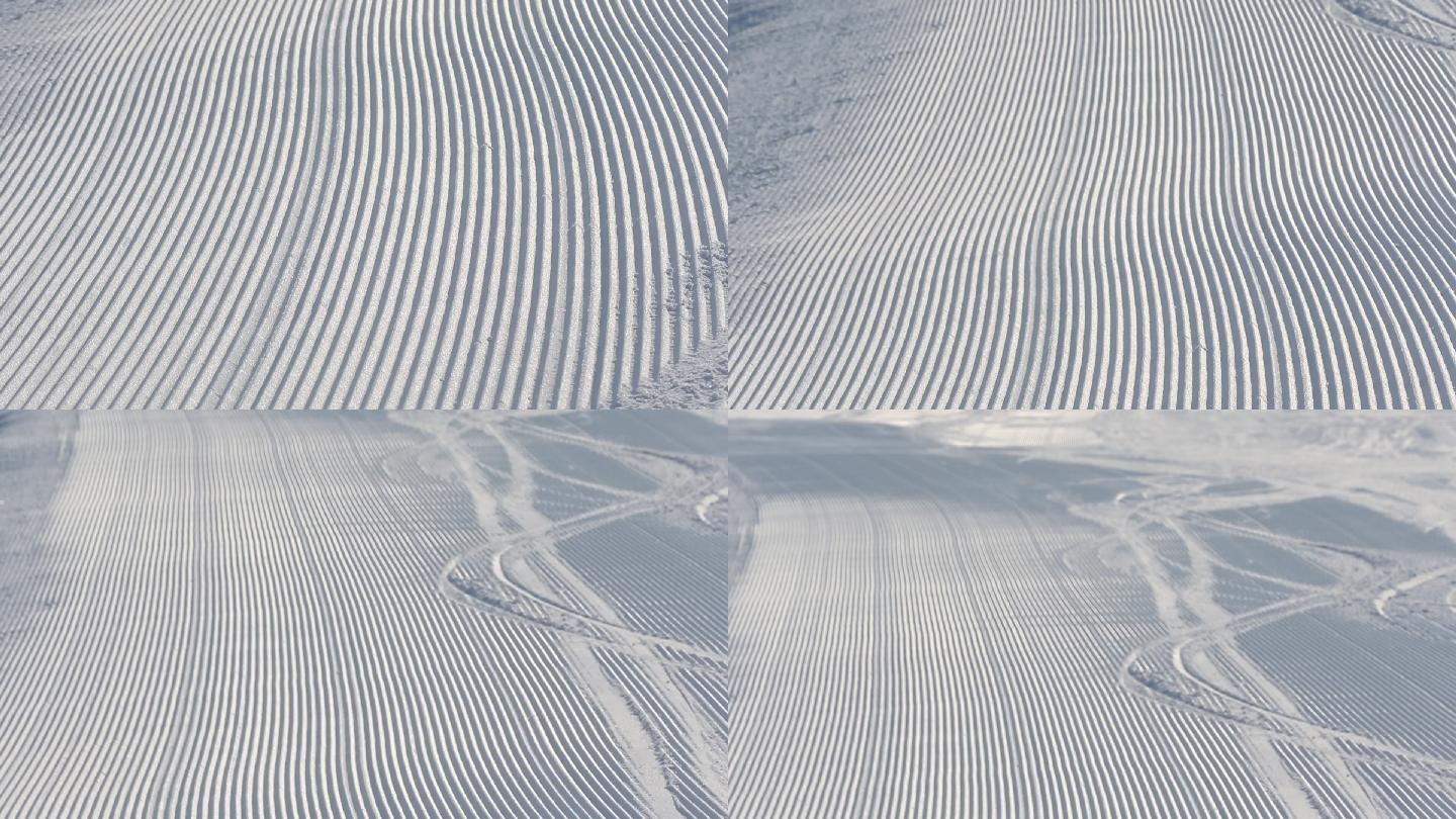 滑雪场雪道