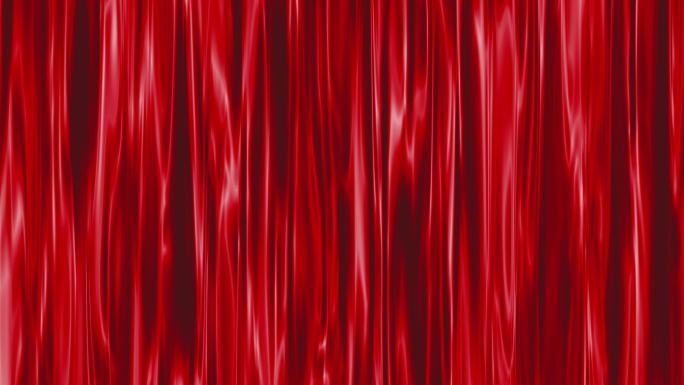 红窗帘红绸缎背景