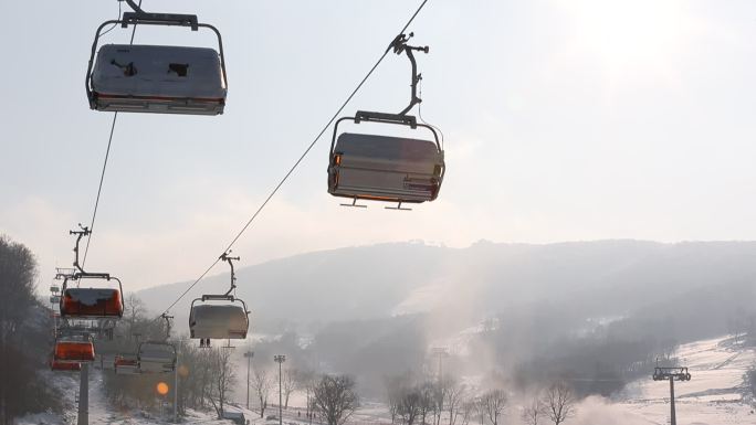 滑雪场索道吊椅