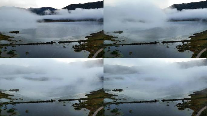 【延时】湖面雾气翻腾
