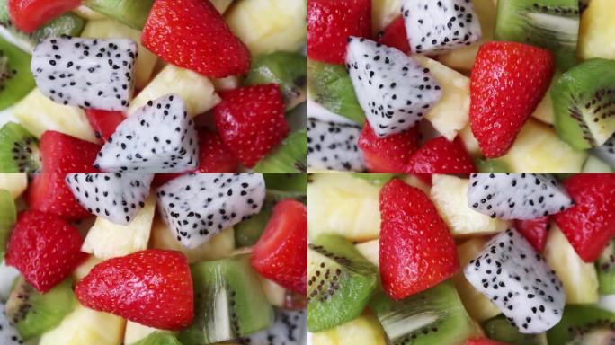 水果切块沙拉水果拼盘健康养生
