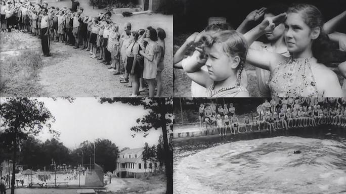 40年代美国中小学夏令营