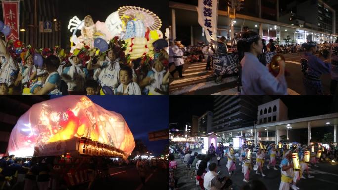 日本民间生活睡魔祭实拍