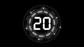 分钟内计时器和倒计时器素材包1下载20秒倒计时闹钟0下载白色科技液晶