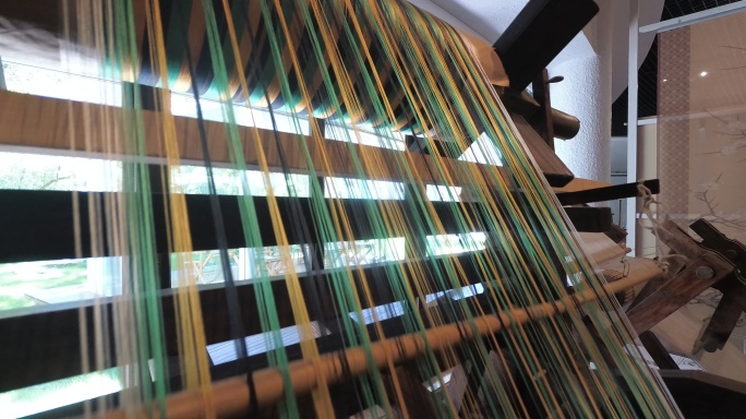 4K：中国丝绸博物馆-老式织布机