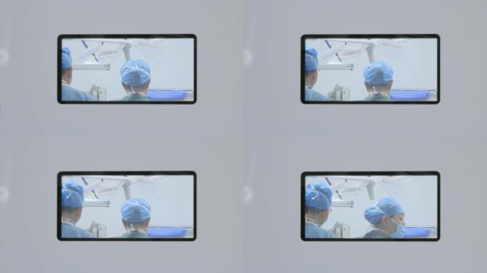 4K医院医生正在做手术室门外等候视频素材