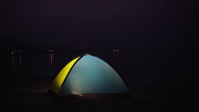 原创海边露营帐篷