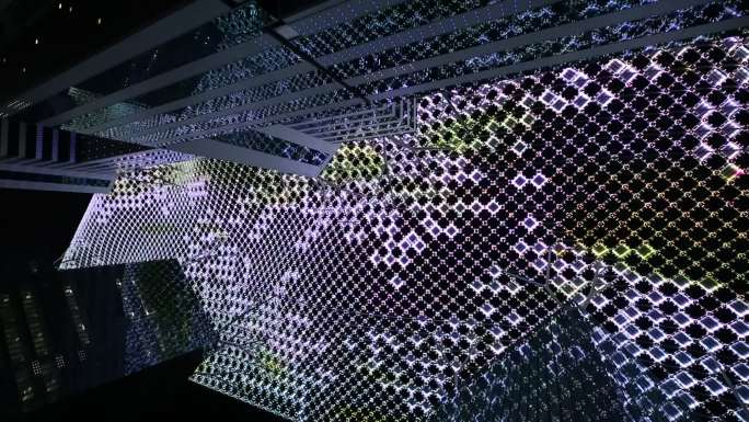 G60科创云廊科创走廊夜间灯光实录