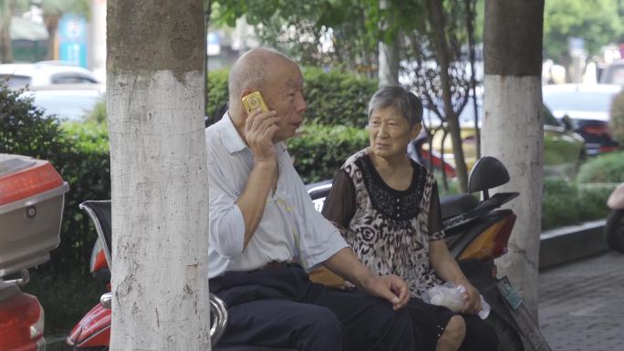 城镇居民清晨的人们区县城市