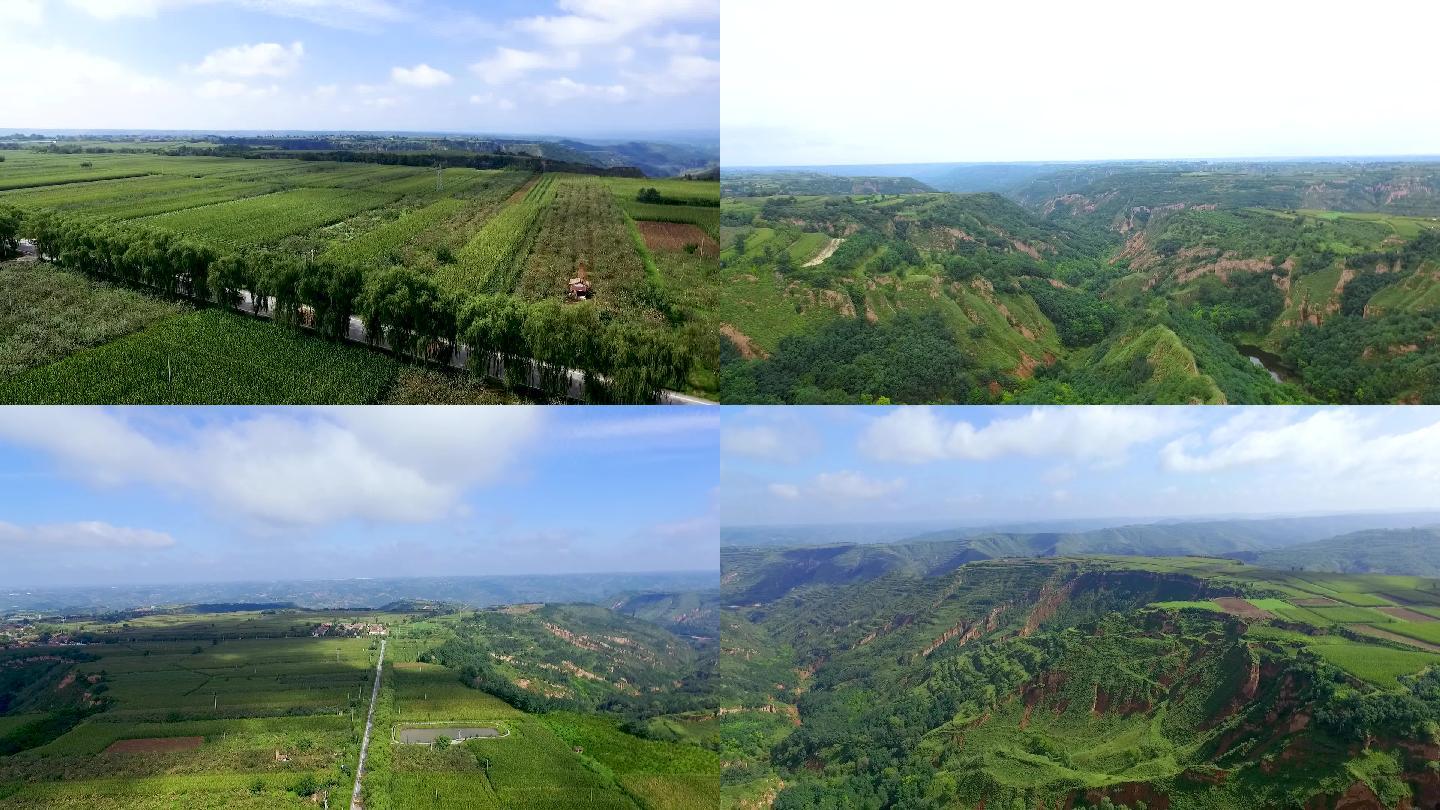 黄土高原山区农村关中山区山区平原