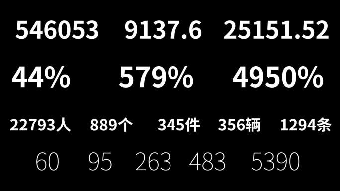 数字变化_无插件