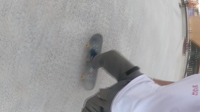 滑板公园滑板视频素材