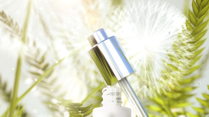 精油化妆品渲染创意C4D工程