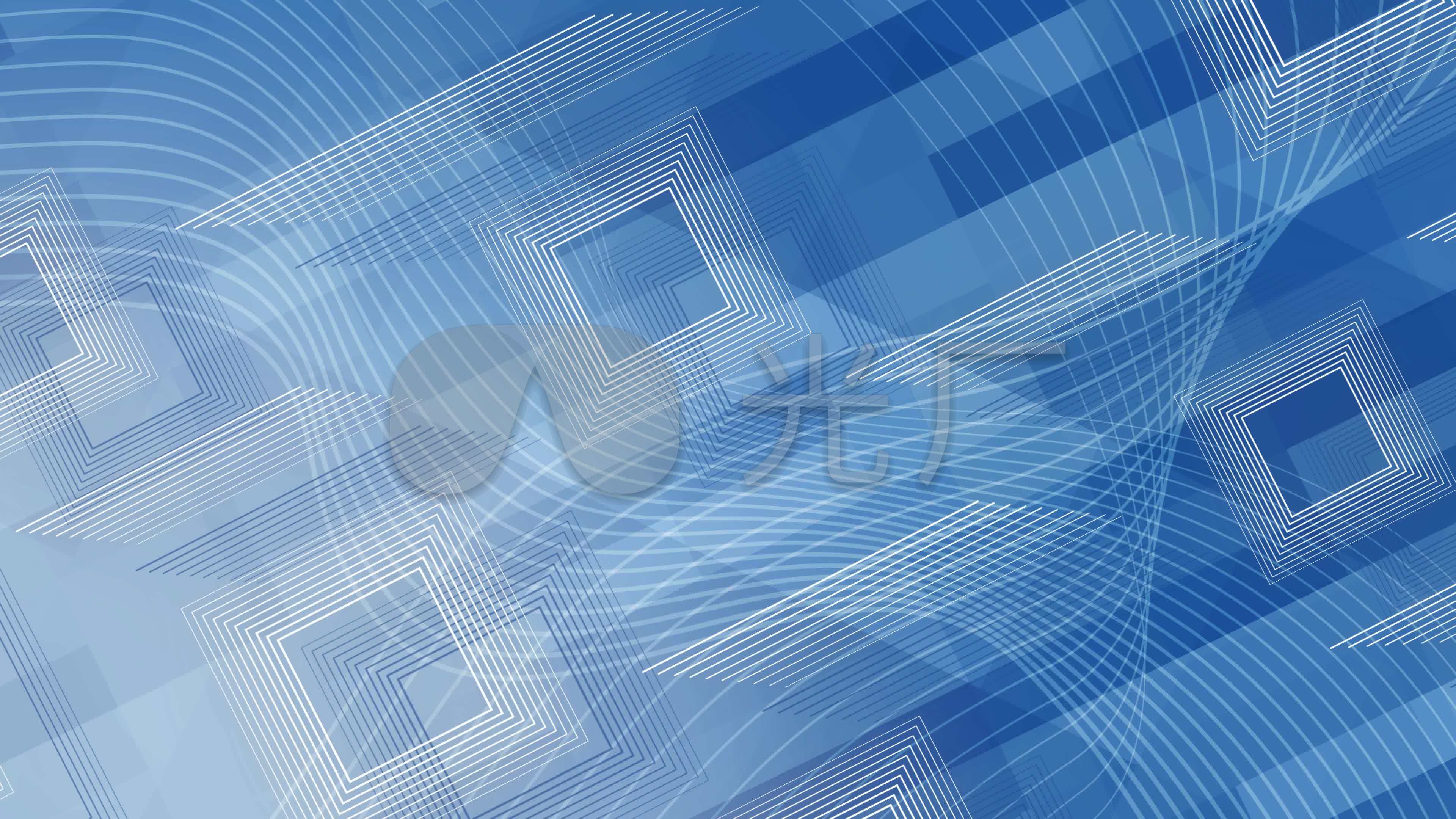 干净的蓝色科技线条背景