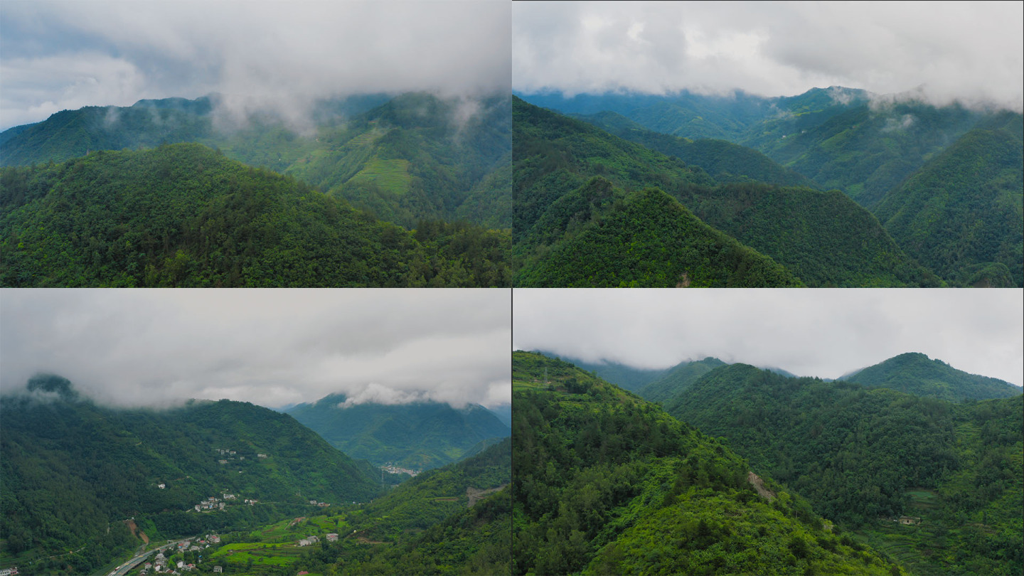 【4K】群山峻岭航拍