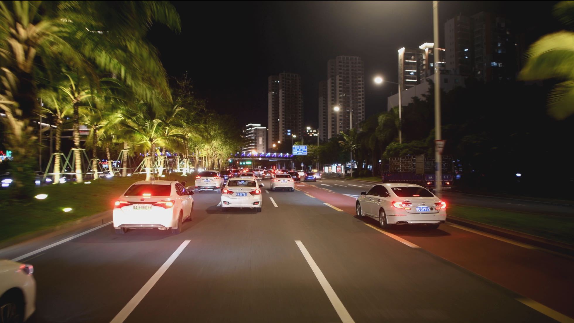 晚上开车-4k视频