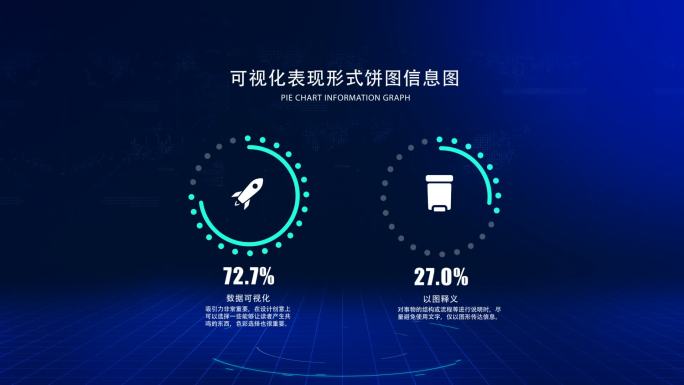 可视化表现形式饼图信息图