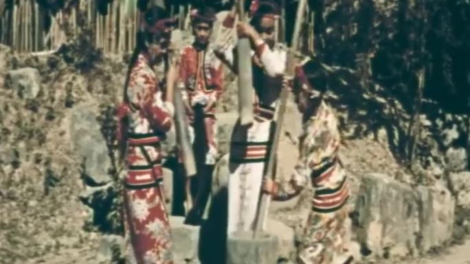 40年代高山族原始部落土著民族传统生活