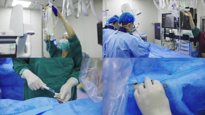 【1080P】实拍医院心脏DSA手术室