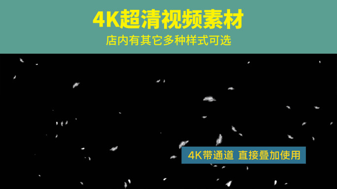 4k羽毛通道无缝循环