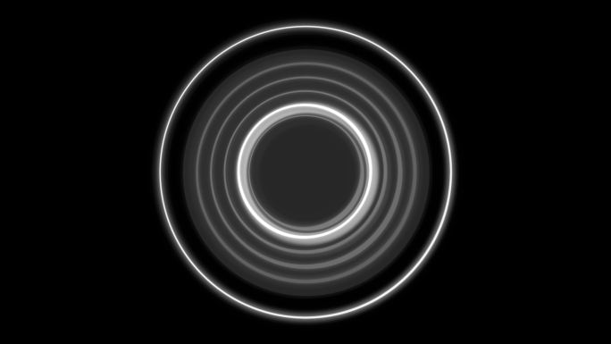 圆扩散圆纹圆圈发光圆