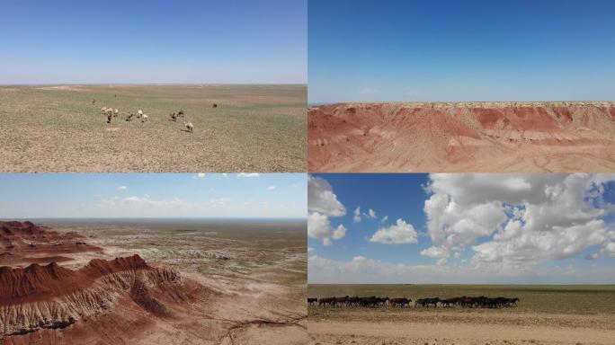 内蒙古无人区4K航拍