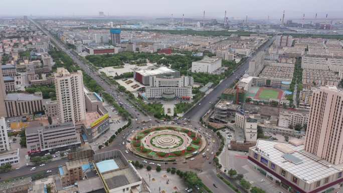 4K-HLG原素材-金昌市新华大道街景