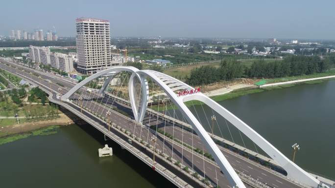 漯河牡丹江路大桥原素材（4K50帧）
