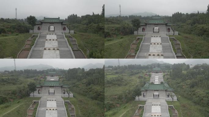 景区王屋山航拍正天门