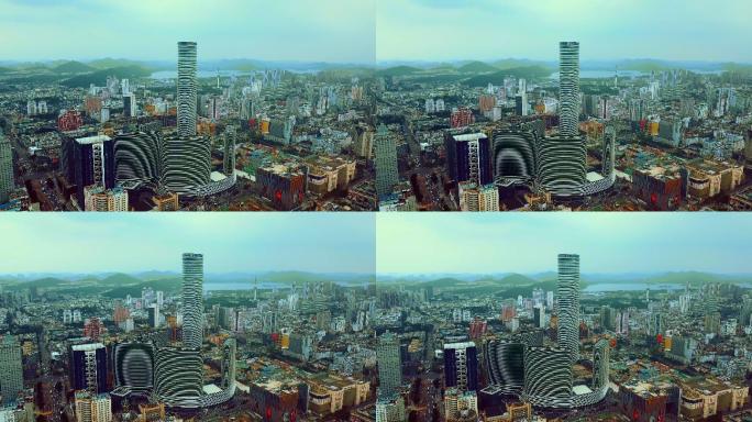 徐州市最高楼苏宁广场4K航拍视频
