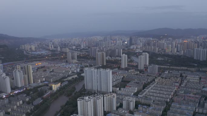 4K-HLG原素材-西宁城市空境