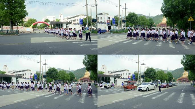 小学生放学交警护学3