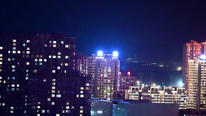 韩城市夜景实拍1