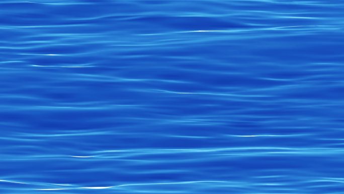 4K蓝色波纹波浪无缝循环