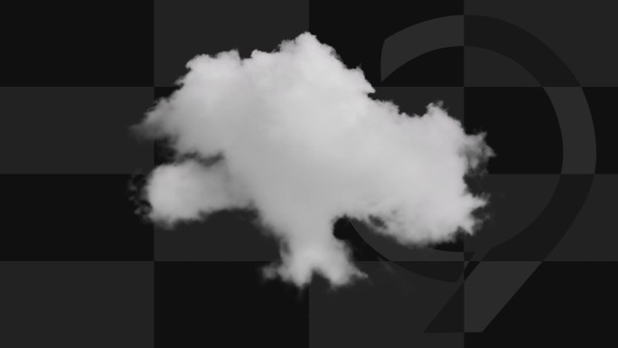 【透明通道】0040号动态云朵白云
