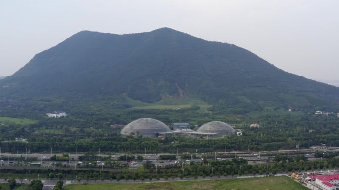 大阳山植物园航拍4K视频素材