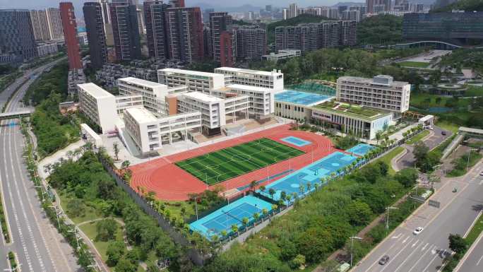 深圳光明凤凰学校航拍