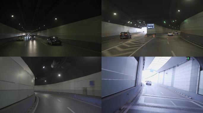 城市隧道意境车辆4K