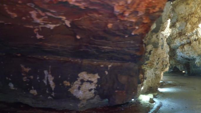 贵州溶洞航拍空镜