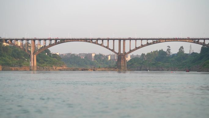 大桥桥下水面河水HLG