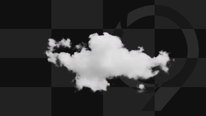 【透明通道】0045号动态云朵白云