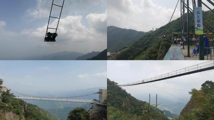高空悬崖索道玻璃桥旅游项目