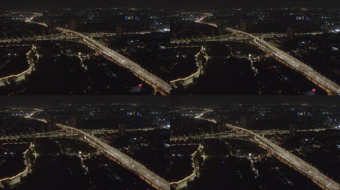 4K-log-航拍南京城市交通
