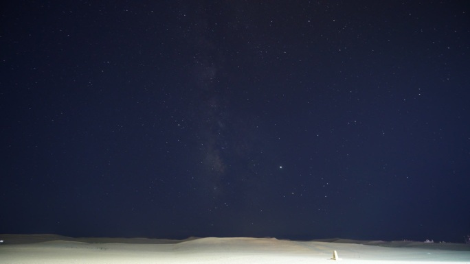 沙漠夜空延时