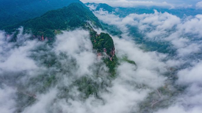 重庆綦江白云观大山云海4K延时摄影