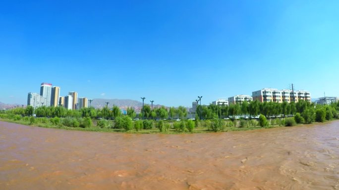 青海湟水河原画视频