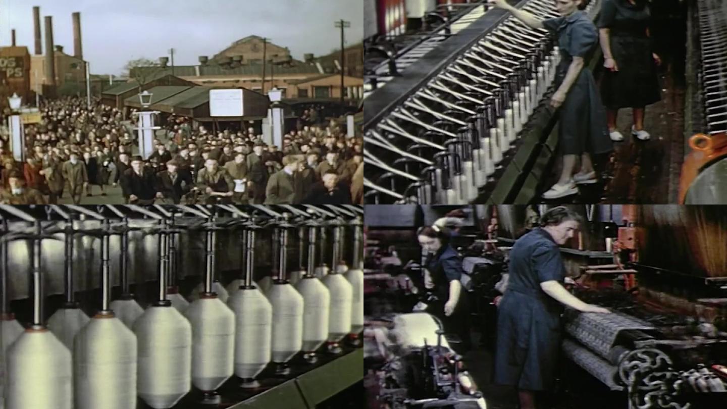 上世纪30年代纺织厂工厂