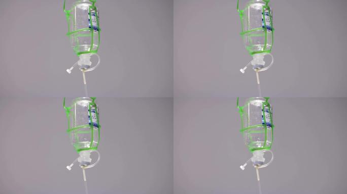 4K发烧感冒打点滴输液吊瓶视频素材