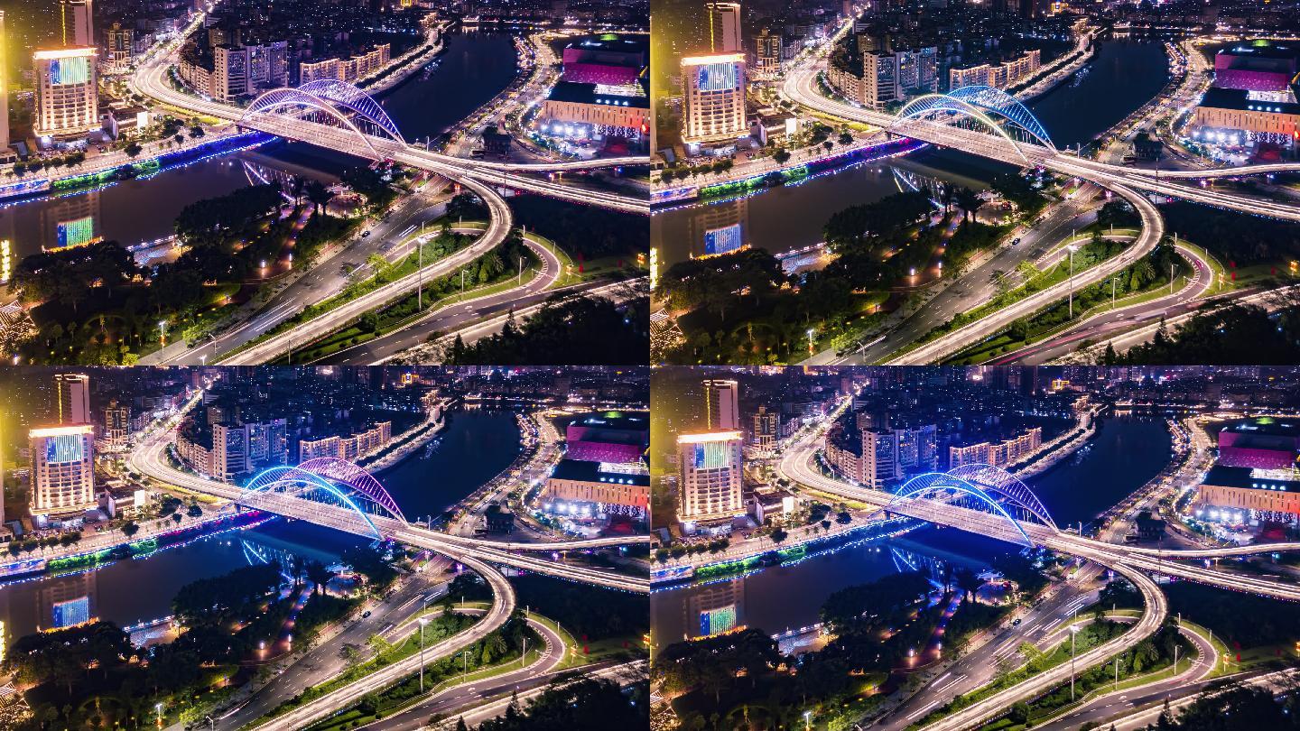 江门东华大桥南4K（移动延时-提升）